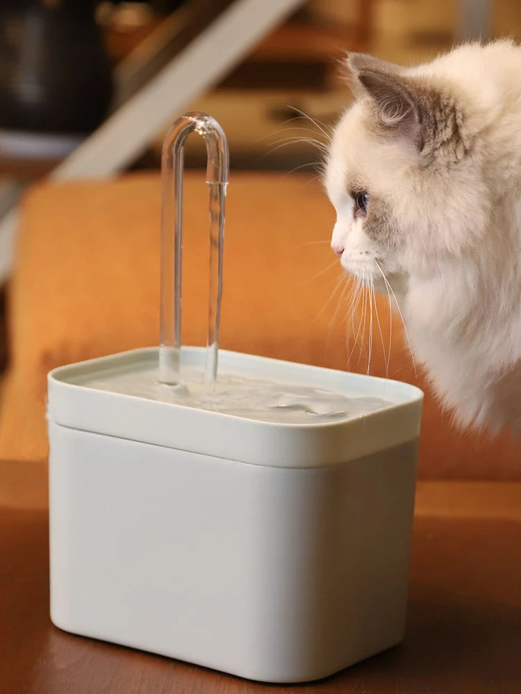 Ultra-Quiet Cat Water Fountain Filter Smart Automatic Pet Dog Water Dispenser&Burnout Prevention Pump1.5L Recirculate Filtrin Beauty World Shop
