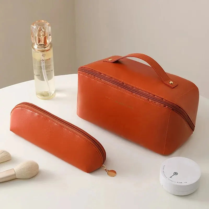 1/2Pcs Cosmetics Storage Kit Large Capacity Travel Toiletry Bag Makeup Bag Ins Advanced Sense Portable Cosmetic Storage Bag Beauty World Shop