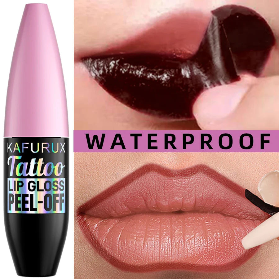 7 Colors Blading Lip Gloss Peel Long Lasting Waterproof Liquid Lipstick Pink Lip Glaze Transfer Resistant Lip Tint Makeup Gifts Beauty Trend Shop