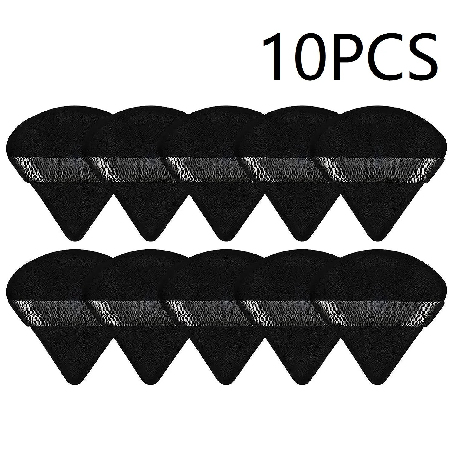 10PCS Puff Triangle Makeup Beauty Sponge Puff Triangle for Powder Makeup Blender Finger Puff Make Up Accessories Cosmetics PF03 Beauty World Shop
