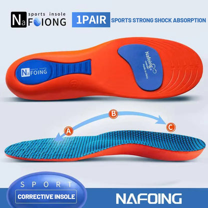 Sport Orthopedic Insoles for Feet Men Women EVA Breathable Shock Absorption Shoes Insole for Running Basketball Sport Care Pads Beauty World Shop