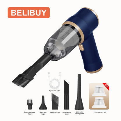 Wireless Car Vacuum Cleaner for Cleaning Bedroom Carpets Portable High Power Function Home Appliance Cleaning Machine Beauty World Shop
