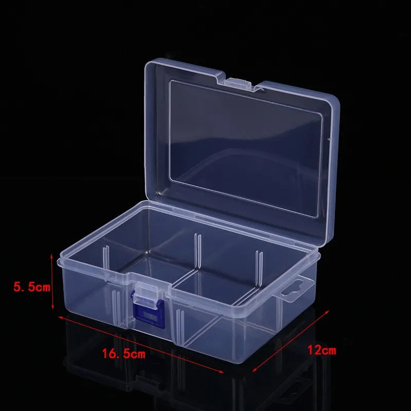 Clear Plastic Box Rectangular Box Screwdrivers Bits Tools Bleads Dustproof Waterproof Packing Storage Cases Container Beauty World Shop