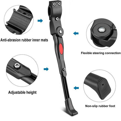 Adjustable Bike Kickstand Parking Rack Bicycle Side Support Kickstand for  Mountain Bike road bike Beauty World Shop