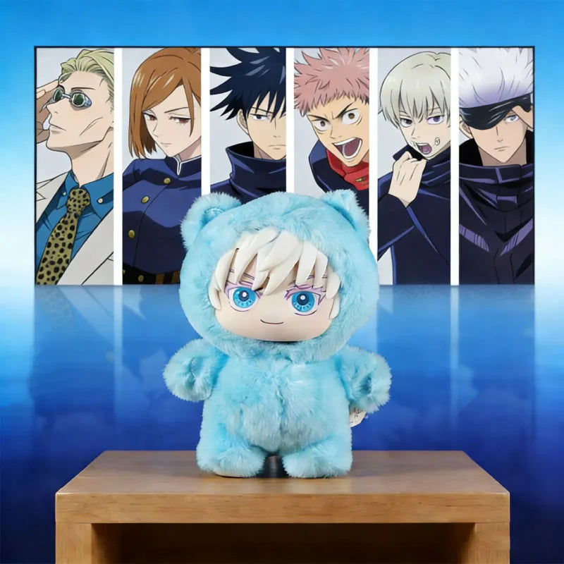 BANDAI Jujutsu Kaisen Battle V2 Cat Paradise Party Series Blind Box Cute Plush Doll Pendant Anime Periphery Surprise Gift Beauty World Shop