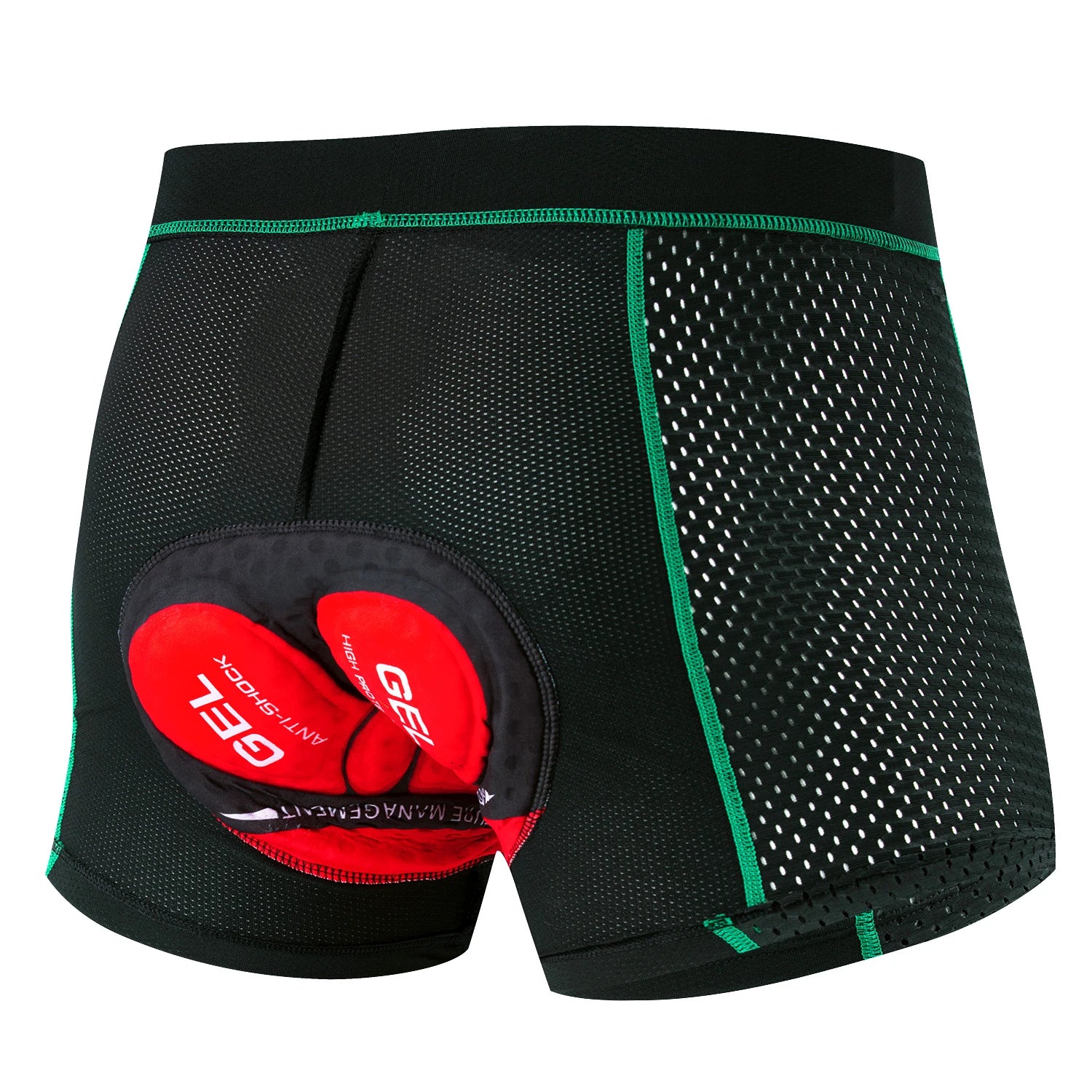 New Cycling Shorts Men's Cycling Underwear Breathable Mesh Riding Underpant Gel Pad Shockproof Bike Shorts Bicycle Underwear Beauty World Shop