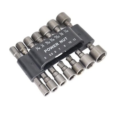 9-14pcs 5mm-13mm Hex Sockets Sleeve Nozzles Nut Driver Set Screwdriver Set Schroevendraaier Set Bits Sets Tools Socket Wrenches Beauty World Shop
