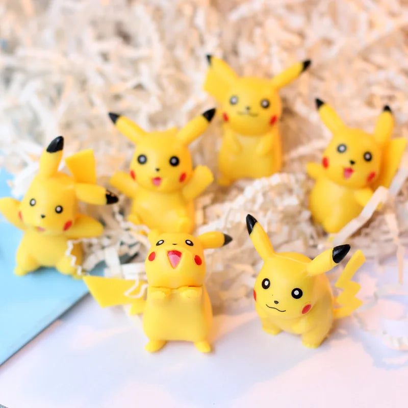 18pcs/set Pokemon Pikachu Action Figure Animation Cute Doll Collection PVC Model Toys Beauty World Shop
