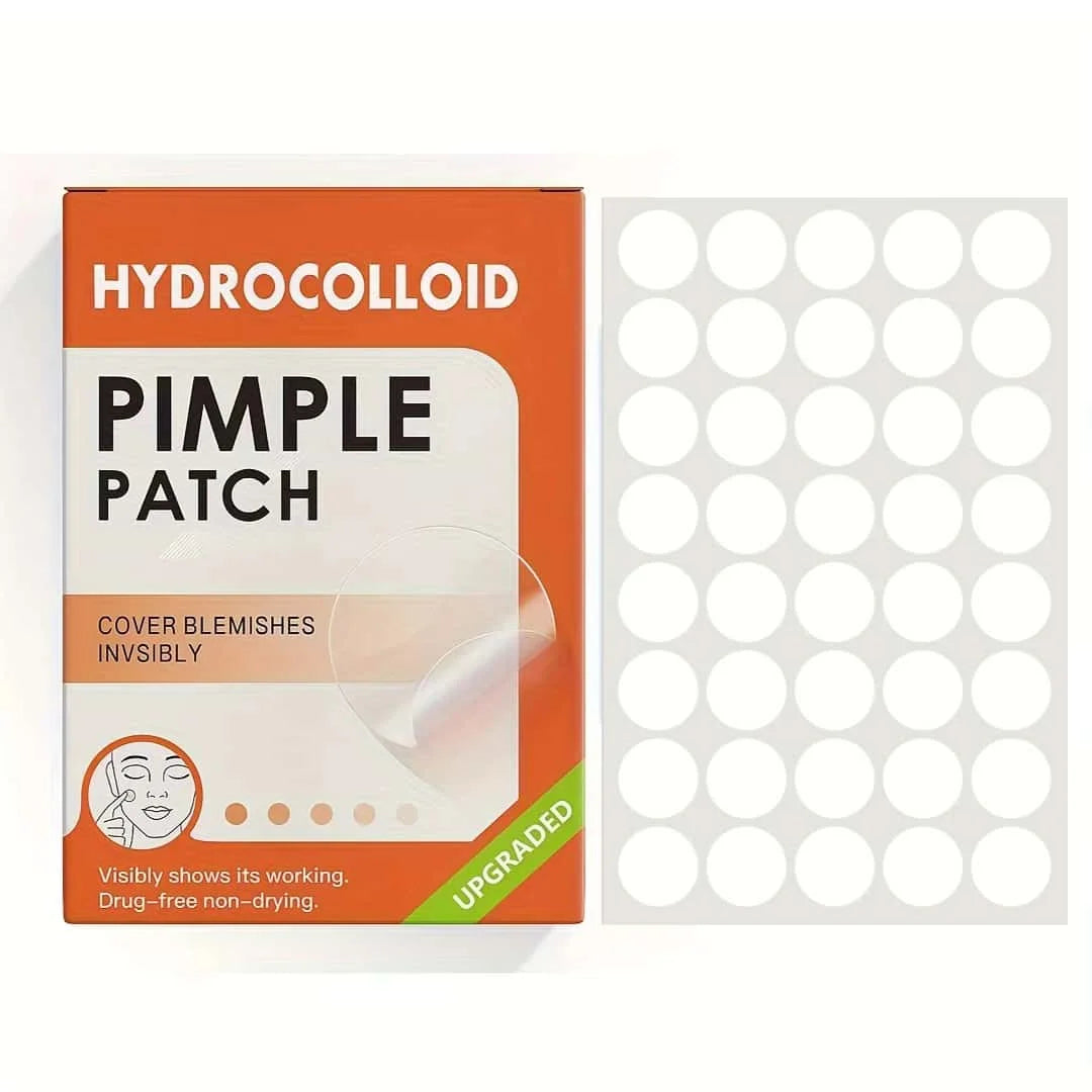 36pcs Hydrocolloid Acne Patches - Absorb Pus & Oil, Reduce Redness, Invisible Fit for All-Day Wear Beauty World Shop