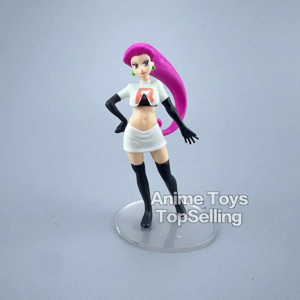 3-11cm Anime Pokemon Figure Rocket Team Action Figures Pvc Desktop Ornamen Collection Model Toys Gifts Beauty World Shop