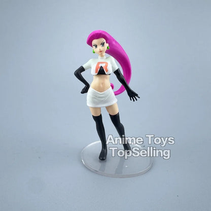 3-11cm Anime Pokemon Figure Rocket Team Action Figures Pvc Desktop Ornamen Collection Model Toys Gifts Beauty World Shop