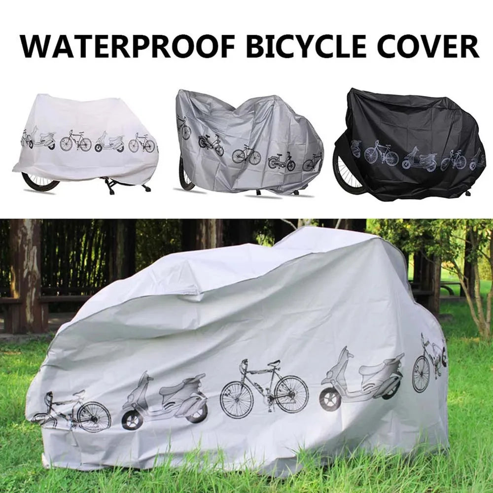 Waterproof Bike Cover Sun Protection Outdoor Bicycle Cover Multifunctional Electric Vehicle Cover for Bicycle Prevent Rain Beauty World Shop