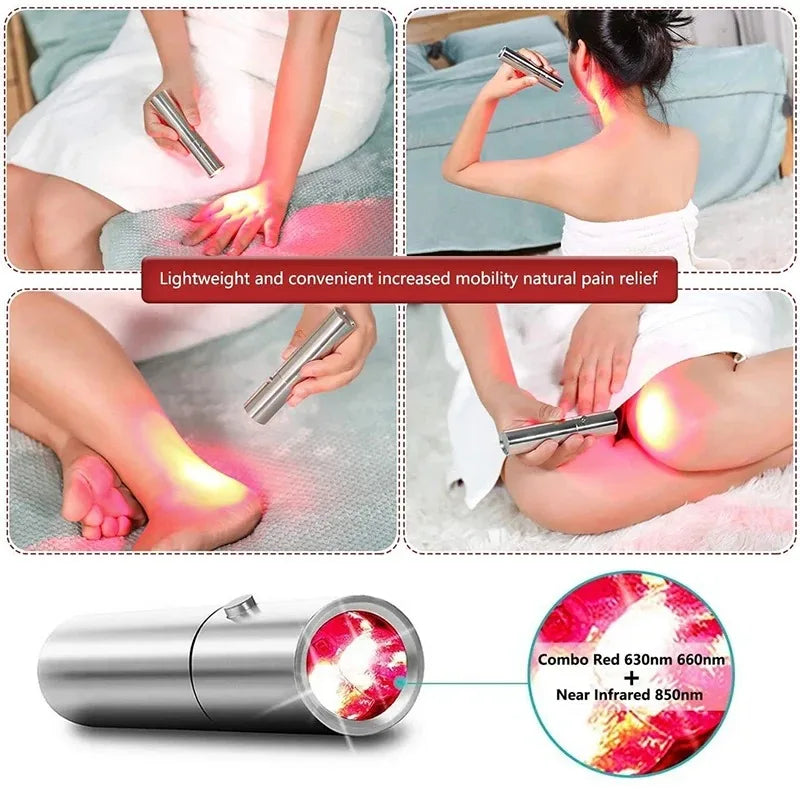 Red Light Therapy Wand Device for Body Relief Acne Treatment With 5 Wavelengths Near Infrared 900nm Light Therapy Skin Health Beauty World Shop