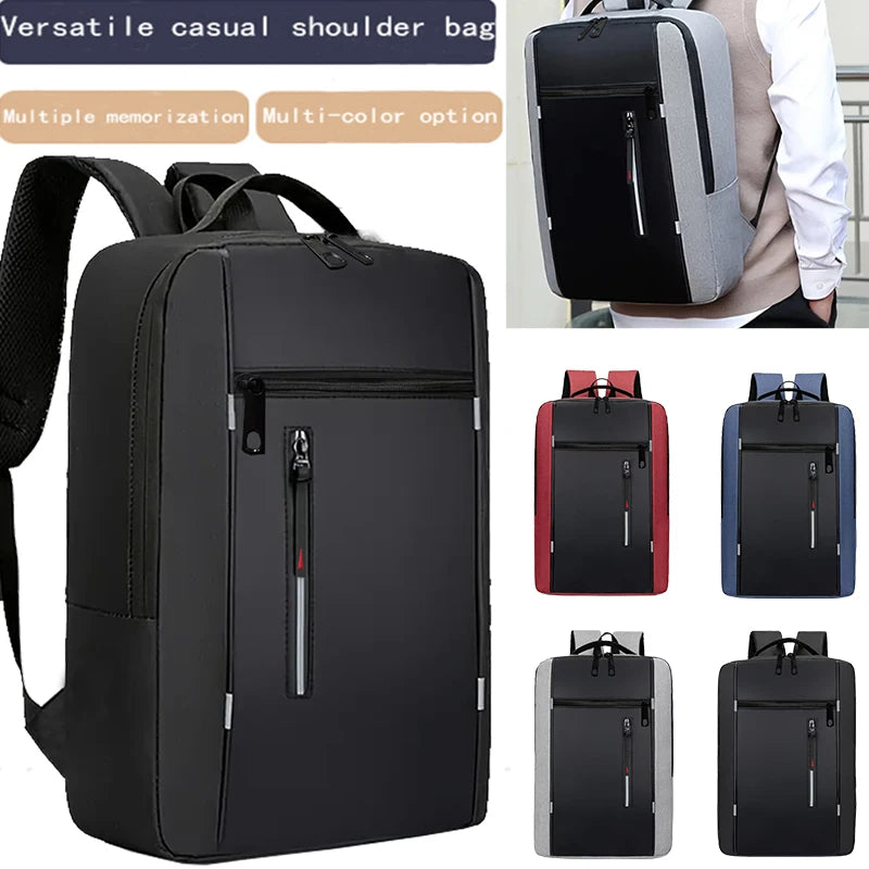 Fashion Business Laptop Backpack Large Capacity Shockproof Computer Bag Casual Office Travel Shoulder Bag for Work Beauty World Shop