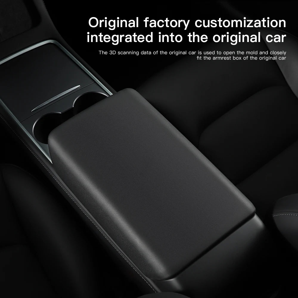 YZ For Tesla Model 3 Y Highland Juniper Car Center Console Armrest Pad Soft Case Central Armrest Box Cover 2026 Auto Accessories Beauty World Shop