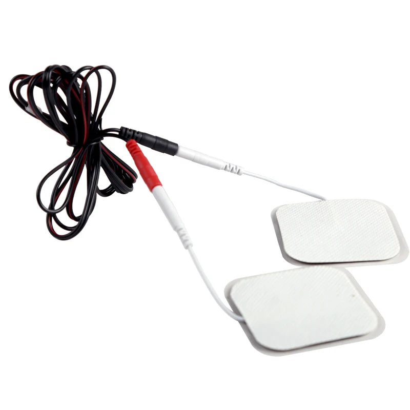 Electrode Lead Wires TENS Conductive Standard Pin for Ems Massage Electrode Pad Standard Pin  Digital Tens Machine Health Care Beauty World Shop