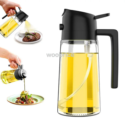 2in1 Kitchen Spray Oil Dispenser Oil Sprayer Polisher Or Only Brush Spray for Air Fryer Salad Grilling Roasting Cooking Kitchen Beauty World Shop
