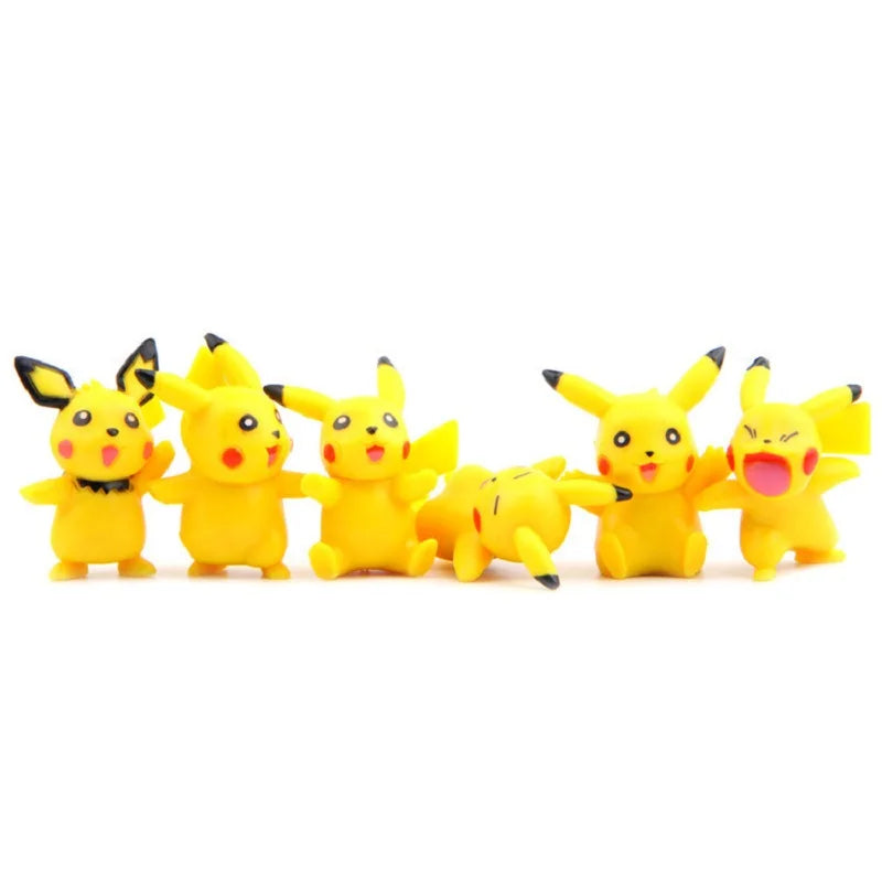 18pcs/set Pokemon Pikachu Action Figure Animation Cute Doll Collection PVC Model Toys Beauty World Shop