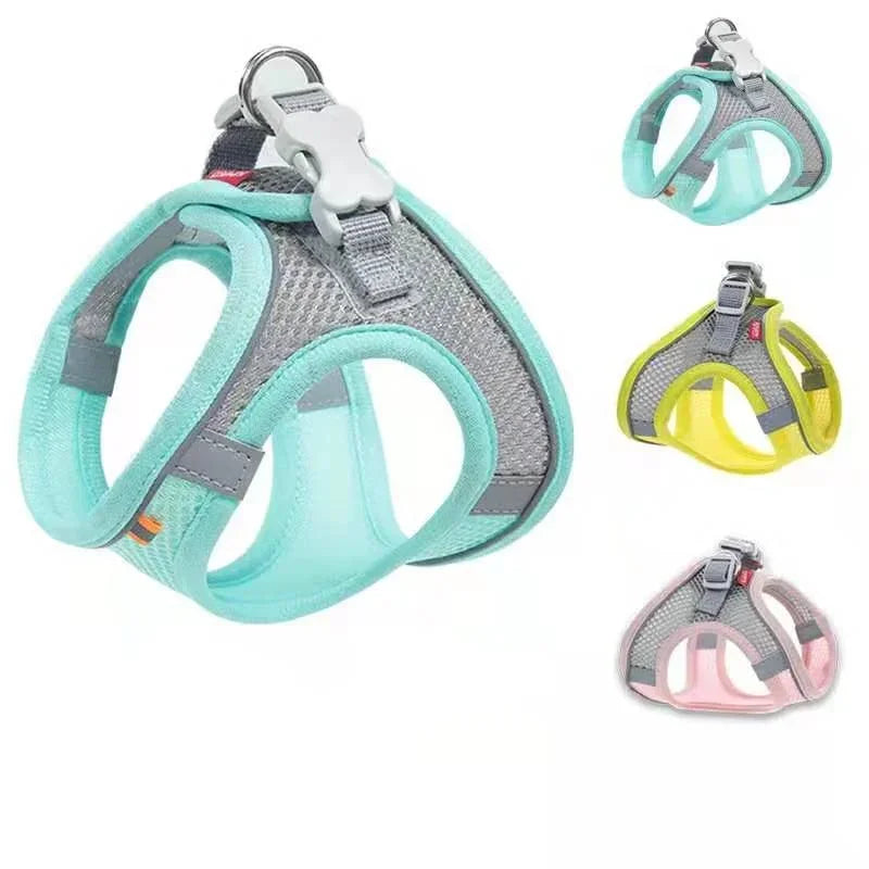 Cats Dog Accessories Small Dog Collar Safety Vest Pet Chest Rope Dogs Cover Breathable Adjustable Harnesses Supplies Products Beauty World Shop