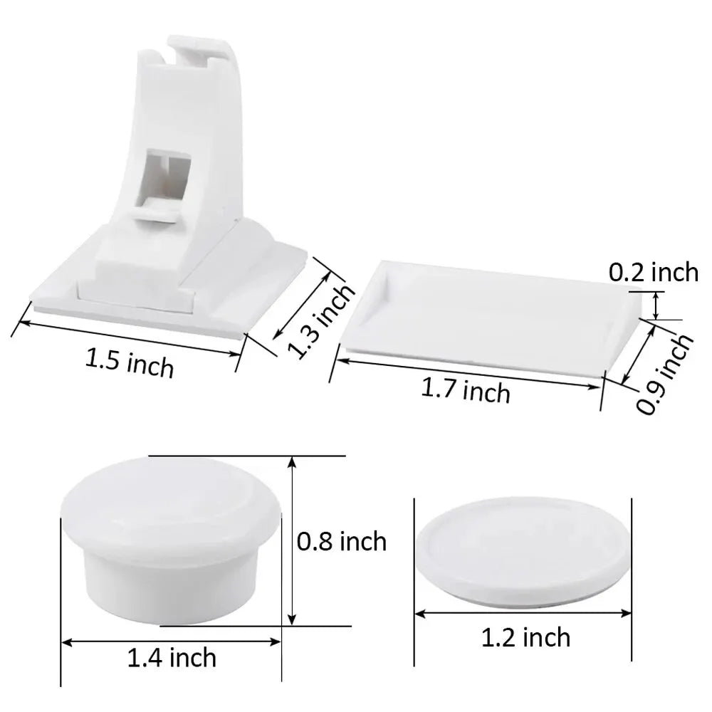 Baby Safety Lock Invisible Lock Kids Security Drawer Latch Cabinet Door Magnetic Child Safety Lock Limiter Children Protection Beauty World Shop