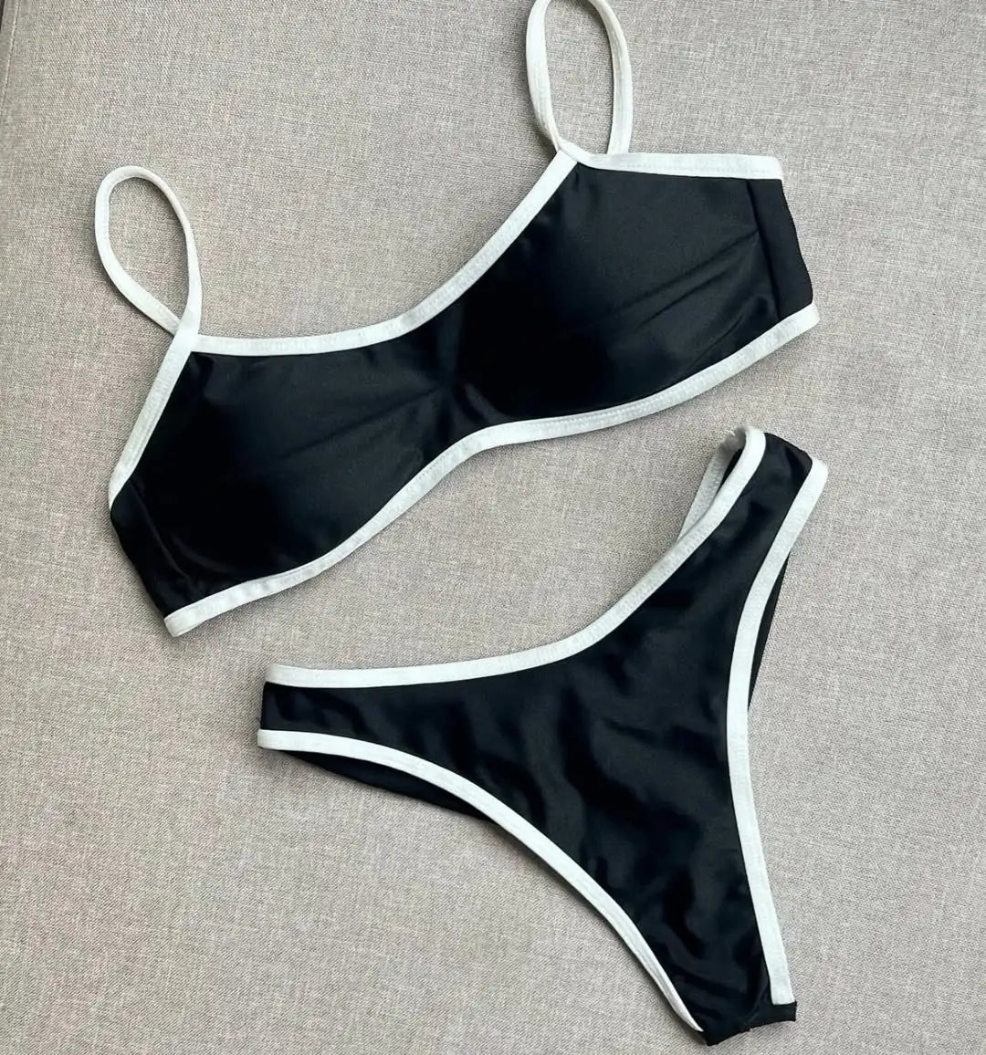 2026 Sexy Bikini Women Swimsuit Female Swimwear Bandeau Biquini Bathing Suit Shiny Swimming Suits Halter Bodysuit Beachwear Beauty World Shop
