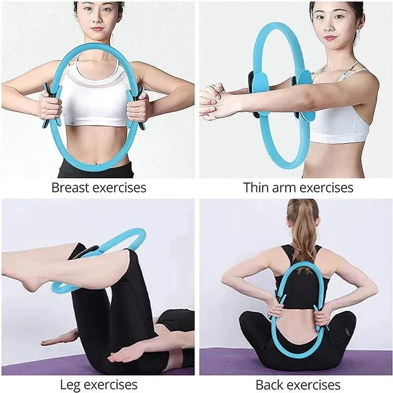 Yoga Fitness Pilates Ring Yoga Ring Open Back Ring Magic Ring Pelvic Floor Muscle Training Yoga Supplies Pilates Ring Beauty World Shop