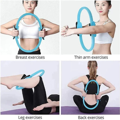 Yoga Fitness Pilates Ring Yoga Ring Open Back Ring Magic Ring Pelvic Floor Muscle Training Yoga Supplies Pilates Ring Beauty World Shop