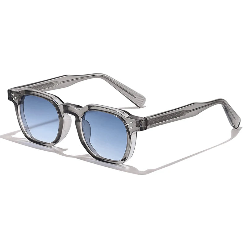 CATERSIDE Fashion Men Sunglasses Small Frame Square Personalized Design Sun Glasses Women Travel Party Business Festival Gift Beauty World Shop