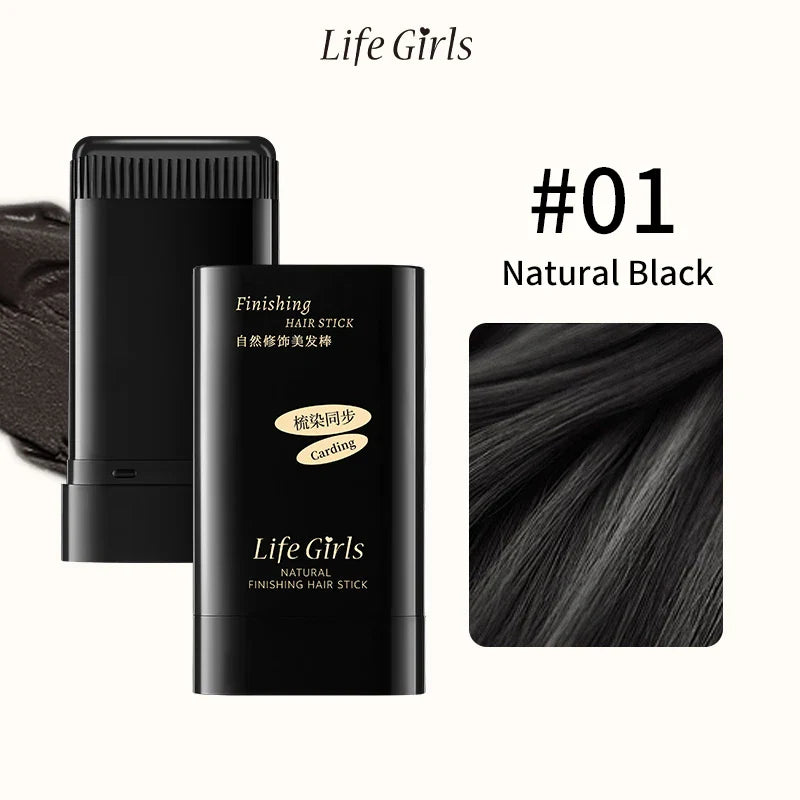Life Girls Reabal with Hair Comb Coloring Gray Hair, Covering, Natural Glossy, Convenient to Carry, Convenient to Color on Comb, Dye Hair, Covering Your Outside, Convenient to Carry When Covering Ornaments Beauty Trend Shop