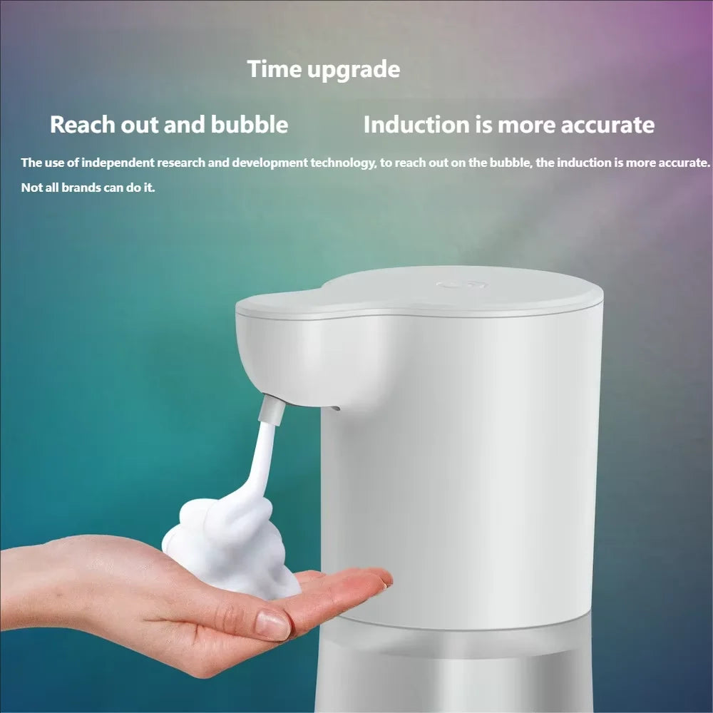 HOMEFISH Smart Sensor Automatic Soap Dispenser 350ml USB Charging Contactless Soap Foam Dispenser Hand Sanitizer Machine Beauty World Shop