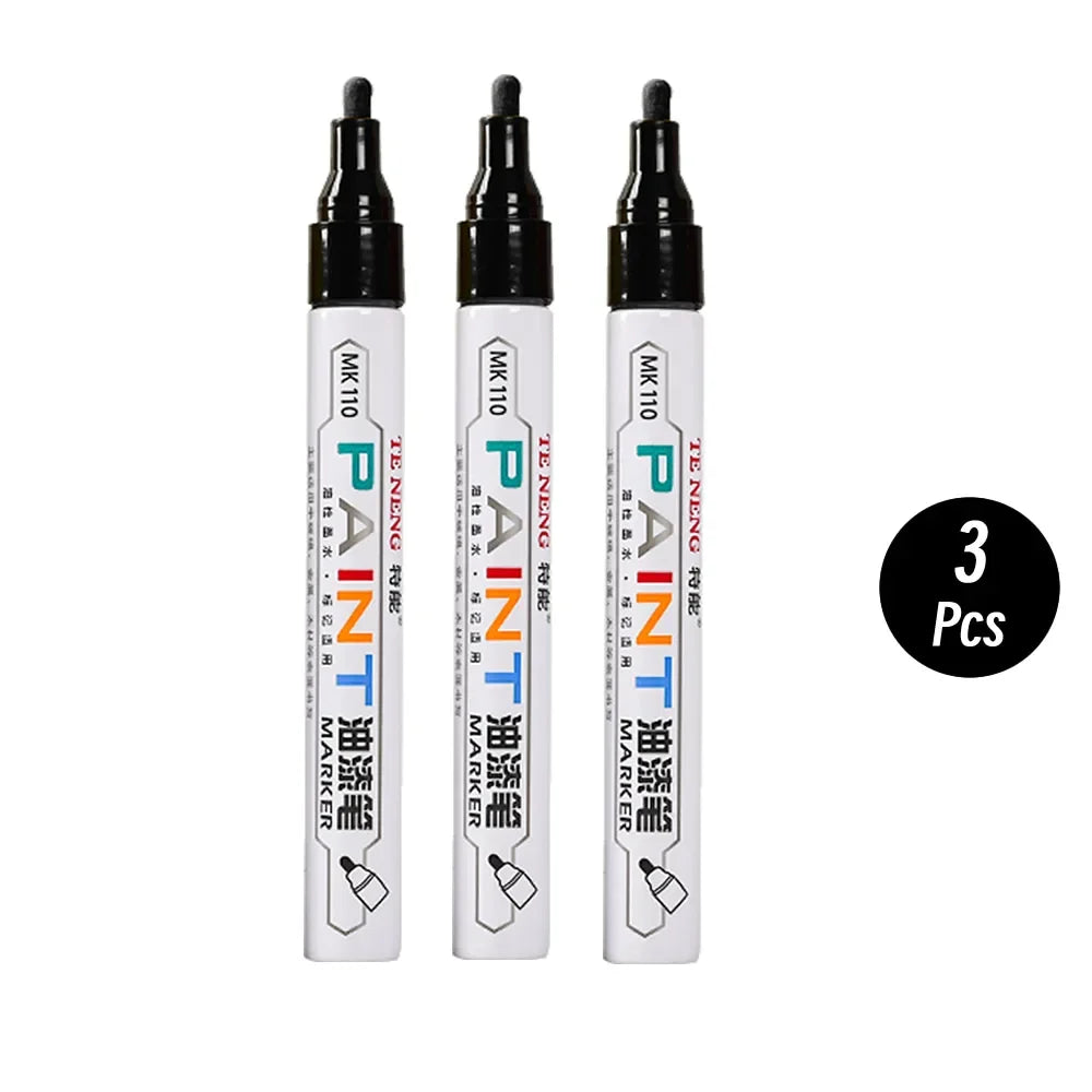 8 Colors Car Scratch Repair Paint Pen Quick Dry Touch Up Paint Repair Pen Waterproof Wheel Tyre Marker Auto Paint Marker Pens Beauty World Shop