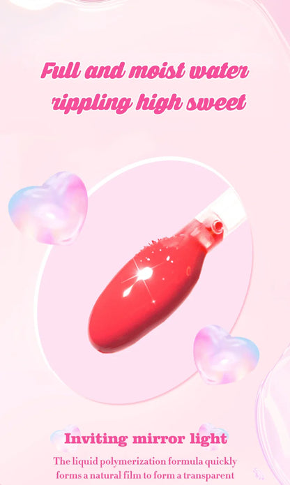 6 Pieces Glass Mirror Lip Gloss Set Hydrating Lightweight Lip Balm Glossy Shimmer Sheer Tint Peach Cherry Pink Beauty World Shop