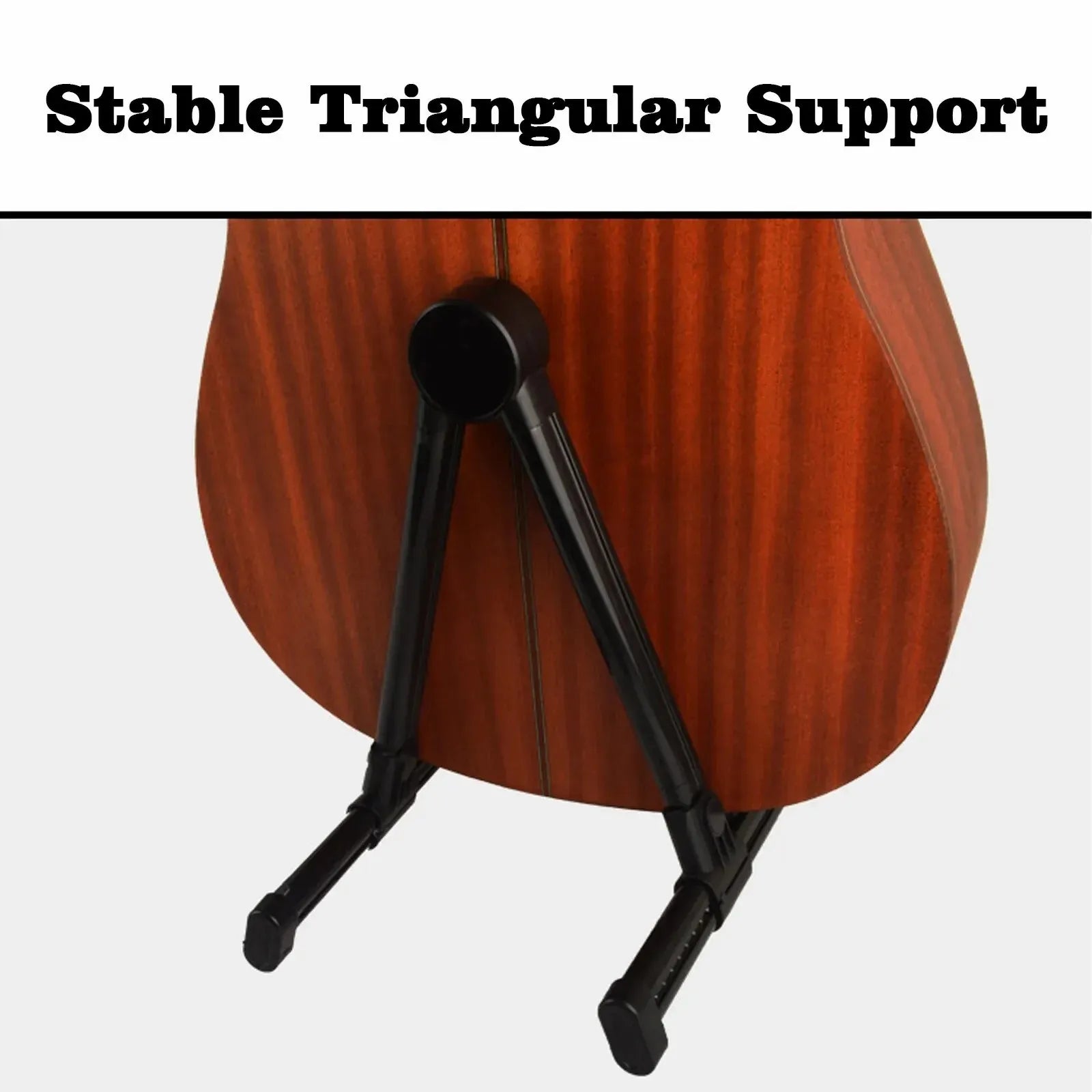 Miwayer Guitar Stand Folding A Frame Floor Universal ABS for Acoustic Classical Electric Bass Guitars Banjo Ukulele Portable Beauty World Shop