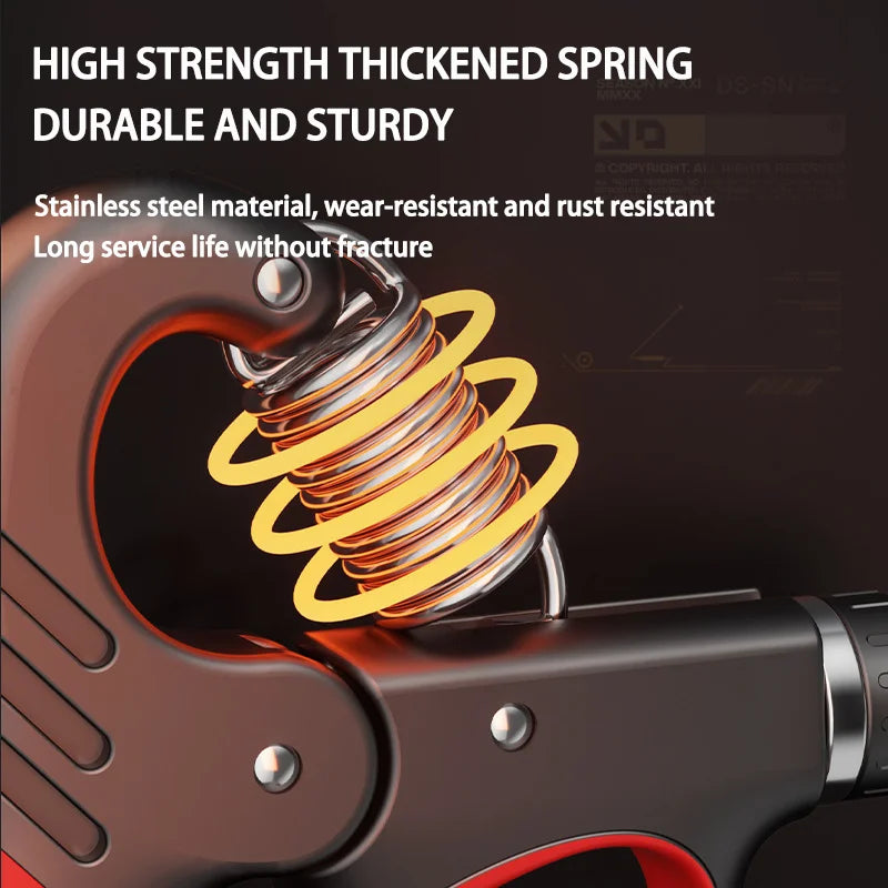 5-60/100/150kg Grip Strength Gym Wrist Expander Hand Strengthener Adjustable Muscle Recovery Fitness Hand Strength Exercise Beauty World Shop
