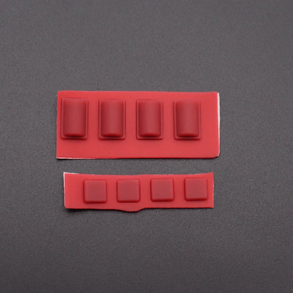 For Nintendo Console WII Non-slip Rubber Pad Dust Plugs Screw Feet Cover Replacement