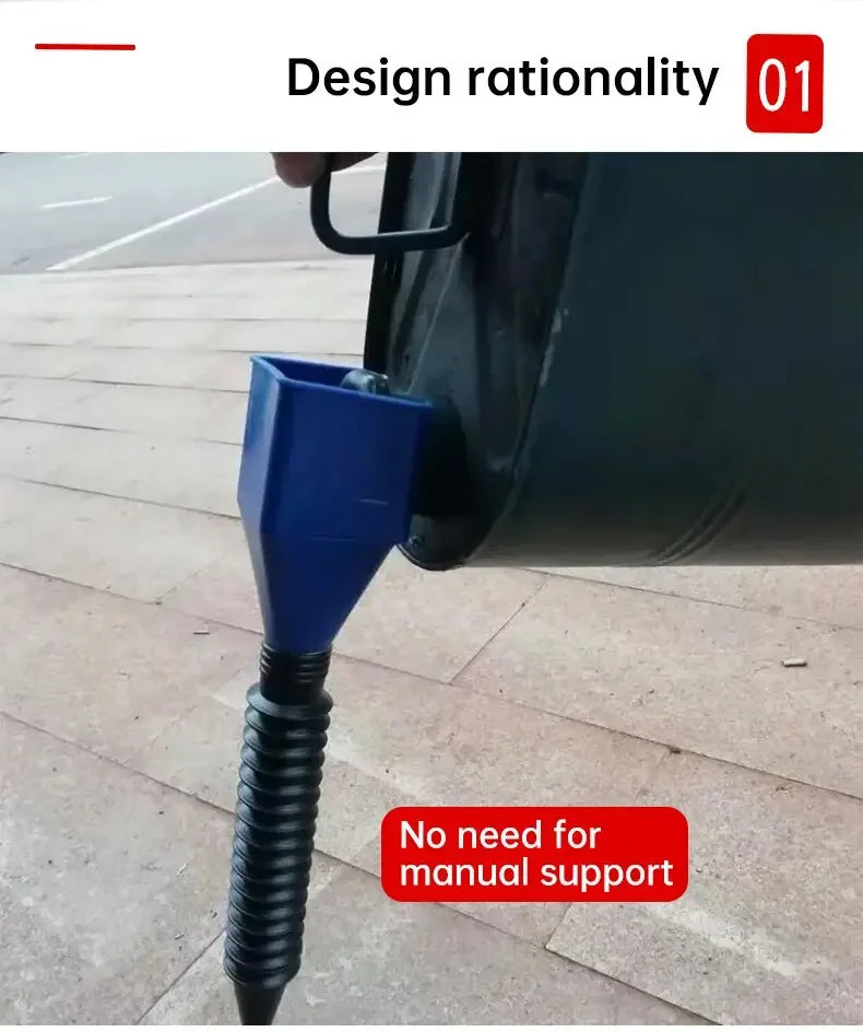 Plastic Car Motorcycle Refueling Gasoline Engine Oil Funnel Filter Conveying Tool Oil Change Funnel Accessories Beauty World Shop