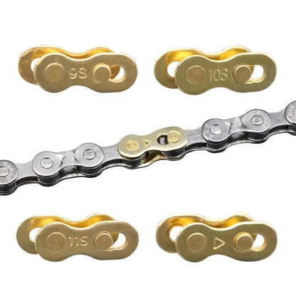 5 Pair Bicycle Chain Link Connector Joints Magic Buttons Cycling Speed Quick Master Links For Mountain Bike 6/7/8/9/10/11/12 S Beauty World Shop