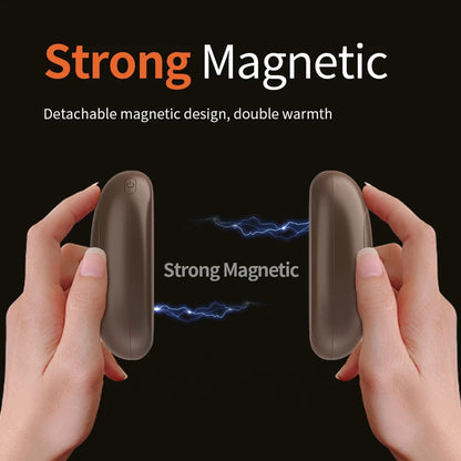 Magnetic Electric Hand Warmers 2Pack 5000mAh Large Capacity Portable USB Hand Warmer for Winter Outdoors Camping Beauty World Shop