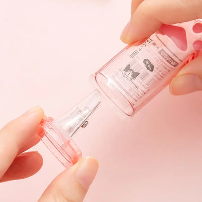 Kawaii Cat Paw Shaped Pencil Sharpener Stationery Kids Gift  Cute School Supplies  Korean Stationery Beauty World Shop