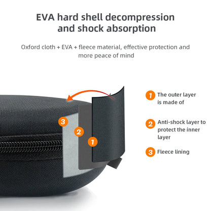 For Sony WH-CH720N WH-CH520 Wireless Headphones Case Hard EVA Case Bluetooth Headphone Carrying Bag Pouch Storage Bag Cover