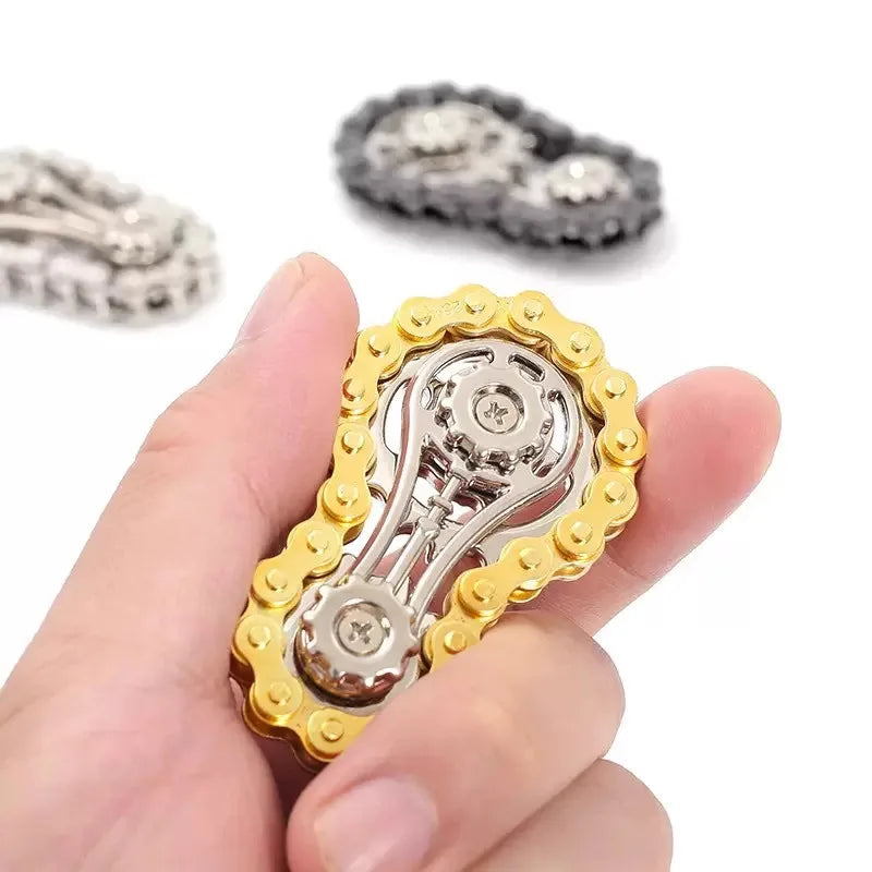 Metal Fidget Spinner Office Desk Toy Stress Relief Gears Hand Spinner for Adults desk decoration home decor Relieve stress relax Beauty World Shop