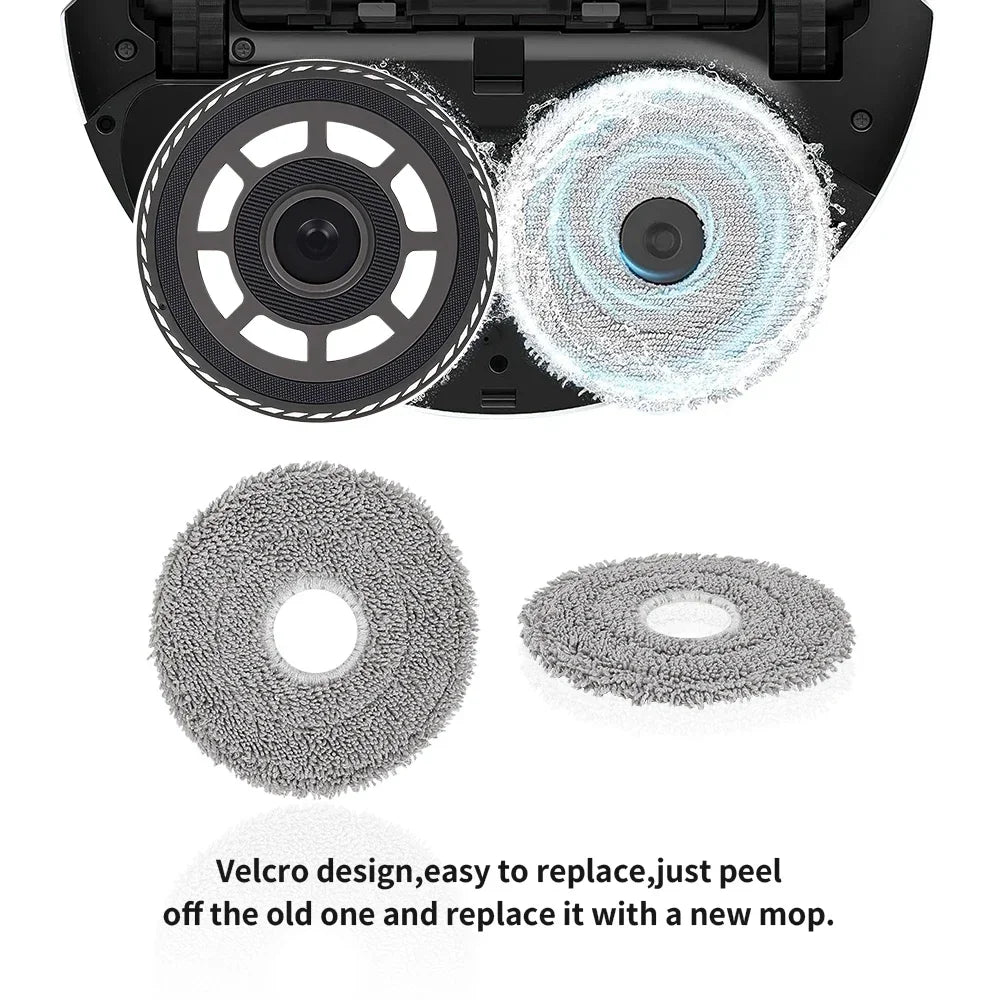 Mop Cloths For Xiaomi X10 Plus S10 Plus X20 Plus 5C 5 5Pro Omni 1S Omni 2 M30 Pro M30S OV31GL OV42CN OV21GL Vacuum Mop Parts Beauty World Shop