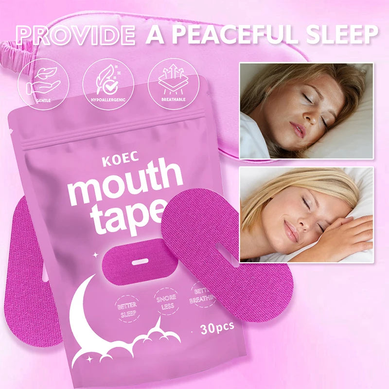 Stop Snoring Patch Nose Breathing Correction Improve Sleeping Promoting Better Breath Portable Night Sleep Mouth Orthosis Tape Beauty World Shop