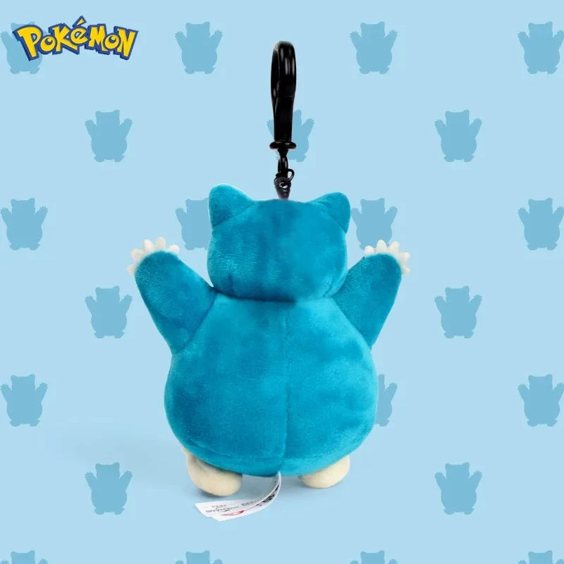 Genuine Animal Series Pikachu Snorlax Kawaii Plush Toys Cute Pendant Keyring Keychain Birthday Party Gifts For Kid Boy Beauty World Shop