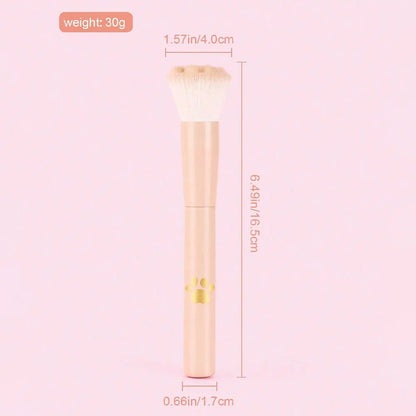 1pc New Cat Paw Blush Brush With Storage Box, Professional Makeup Tool Suitable For All Skin Types Beauty World Shop