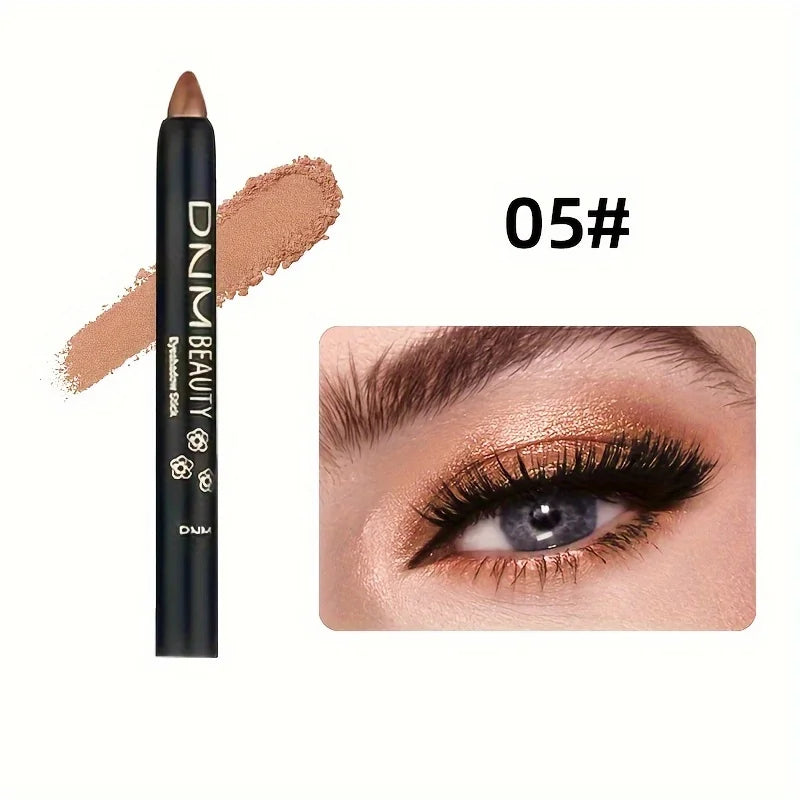 Shimmery Monochrome Eyeshadow Pencil - Waterproof, LongLasting Eye Makeup in Black, Blue, Pink, Purple, Fair - 9 ColorGlitter Ey Beauty Trend Shop
