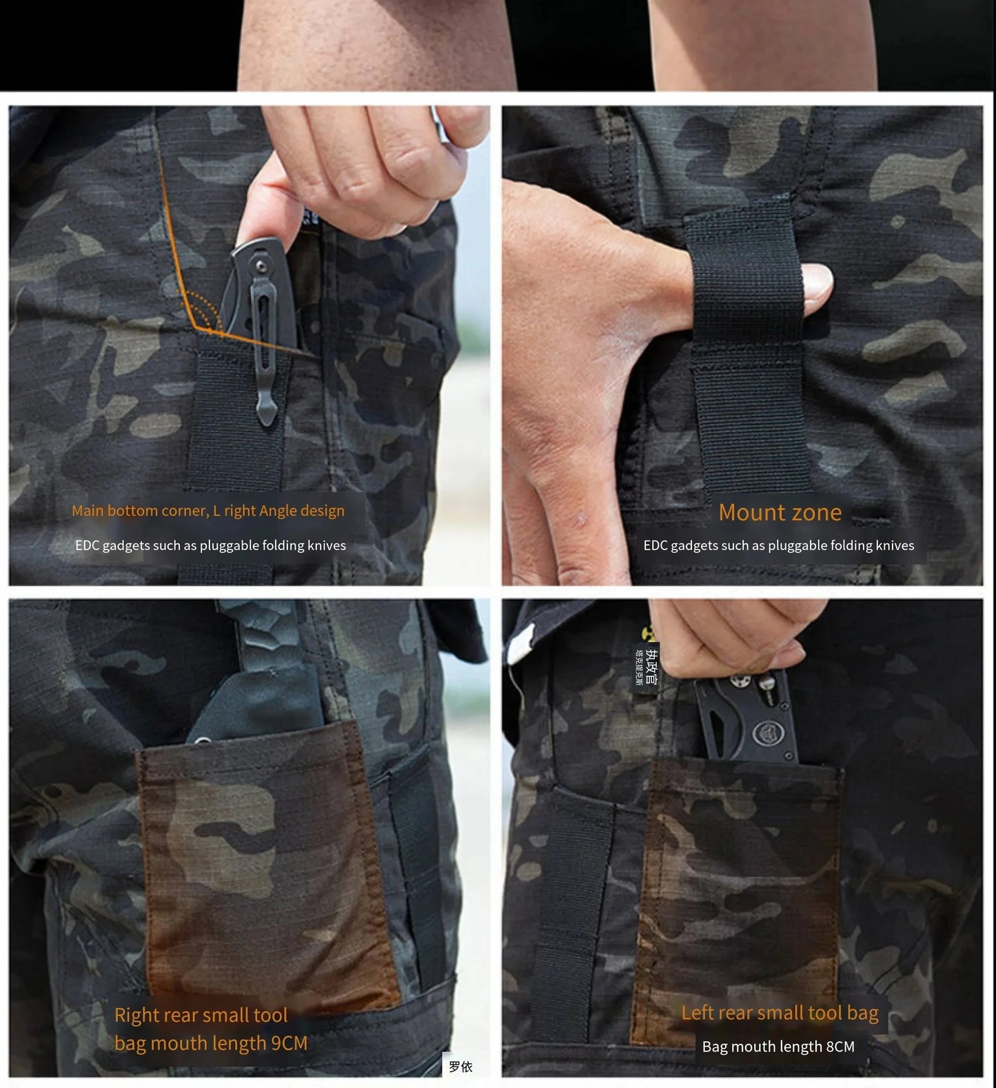 Camouflage Shorts Mens Summer Quick Drying Multiple Pockets Military Pants Outdoor Hiking Fishing Thin Shorts Male Jogger Beauty World Shop