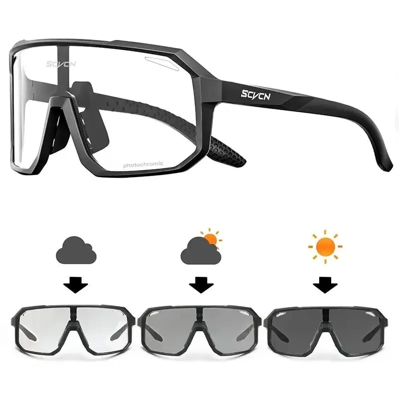 Cycling Glasses Photochromic Sunglasses Men Women Mountain Bike Road Eyewear New Bicycle Riding Outdoor Sports Hiking Goggles Beauty World Shop