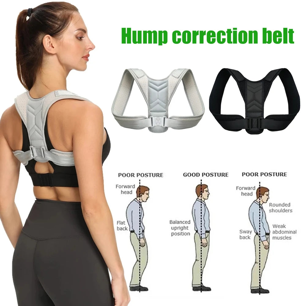 1pcs Back Posture Corrector Neck Brace Training Equipment Home Office Man Woman Postura Shoulder Support Correction Belt Beauty World Shop
