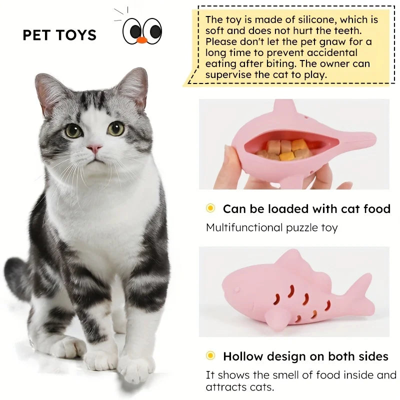 1pc Interactive Cat & Dog Toy - Durable Bite-Resistant Design, Hiding Food & Grinding Teeth Entertainment for Small Pets Beauty World Shop